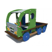 Машинка з пісочницею для дитячого майданчика